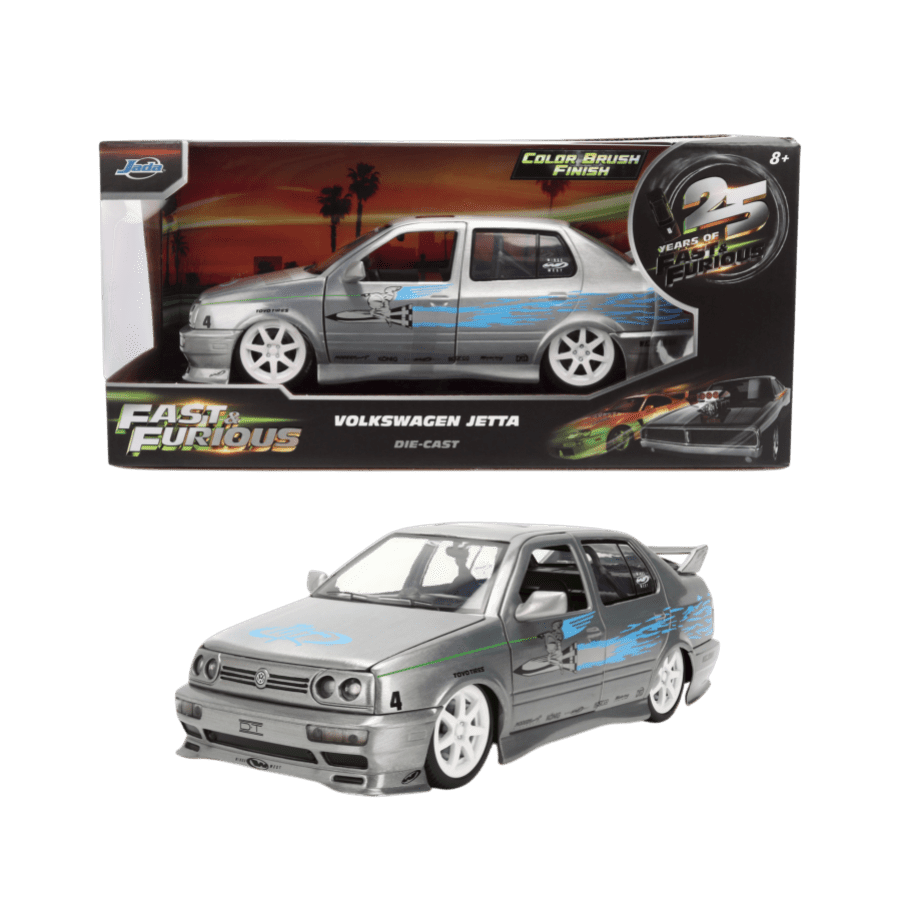 Fast & Furious - 1:24 VW Jetta (Color Brush Metal)