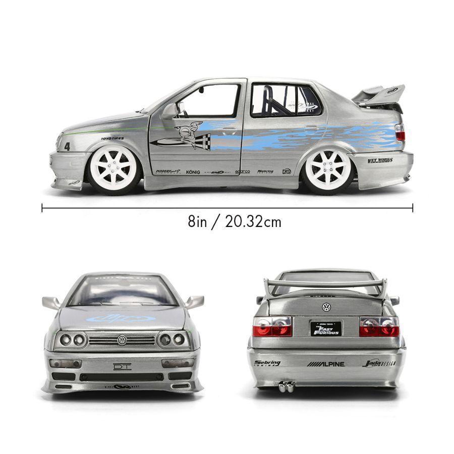 Fast & Furious - 1:24 VW Jetta (Color Brush Metal)