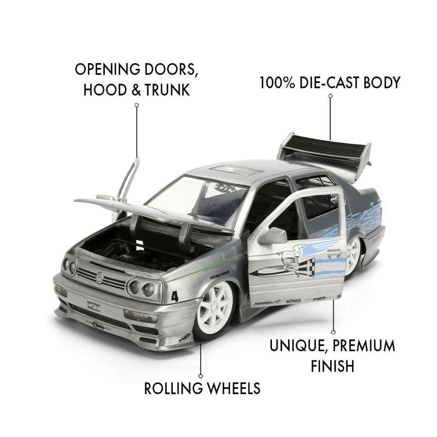 Fast & Furious - 1:24 VW Jetta (Color Brush Metal)