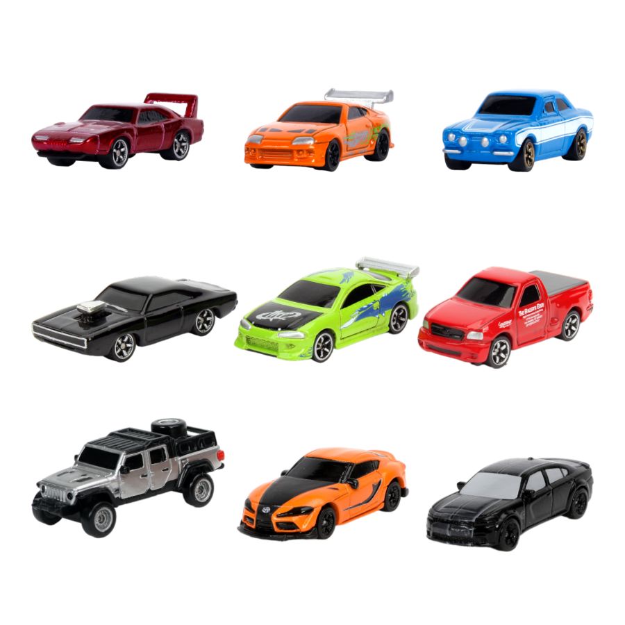 Fast And Furious - Nano Vehicle Assortment B Display Of 8 (Model Car)