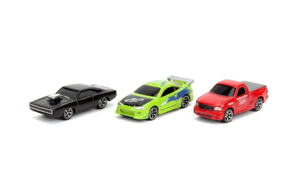 Fast And Furious - Nano Hollywood Rides Vehicle Assortment Display Of 8 (Model Car)