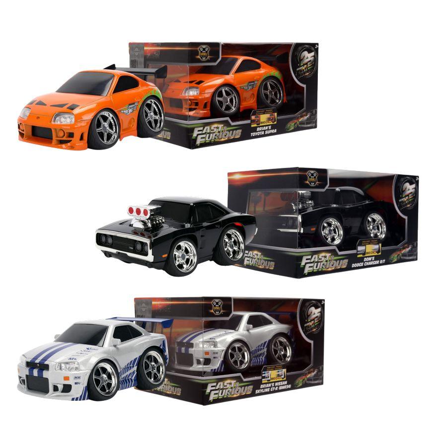 Fast And Furious - Small Blocks 1:28 Scale Diecast Assortment Display Of 6 (Model Car)