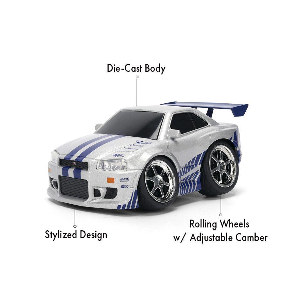 Fast And Furious - Small Blocks 1:28 Scale Diecast Assortment Display Of 6 (Model Car)