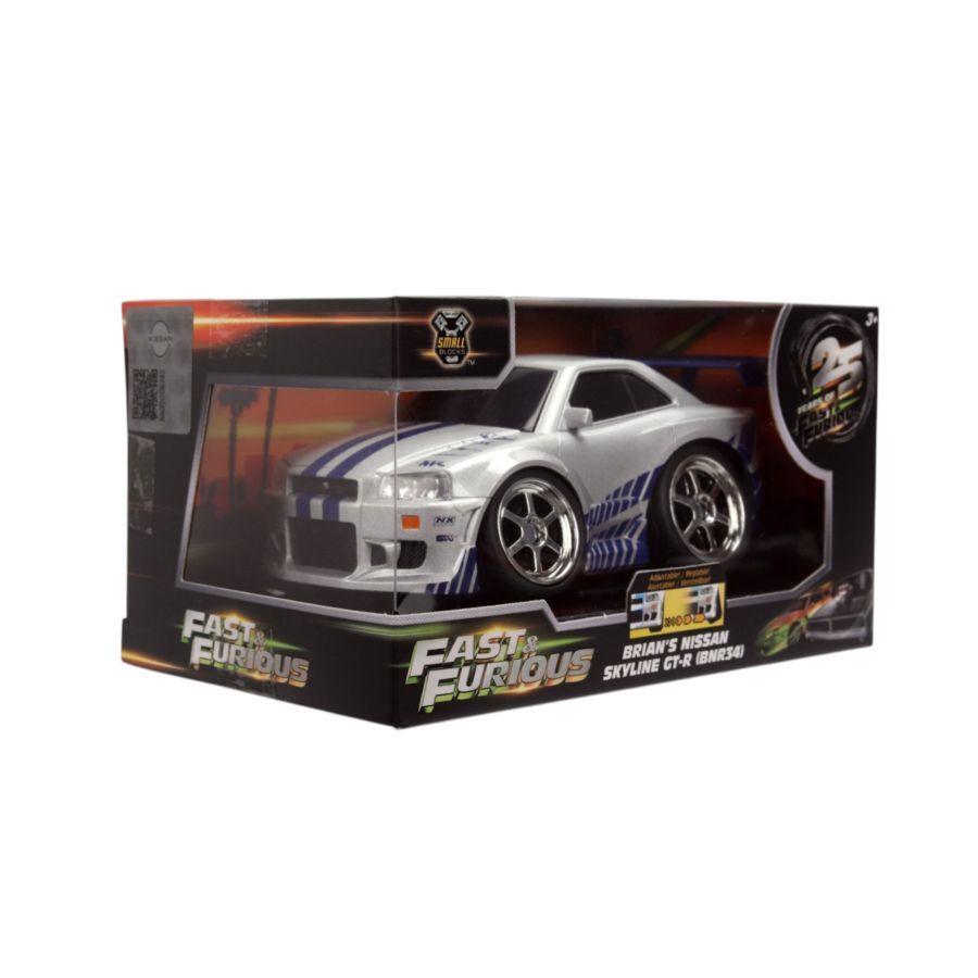 Fast And Furious - Small Blocks 1:28 Scale Diecast Assortment Display Of 6 (Model Car)