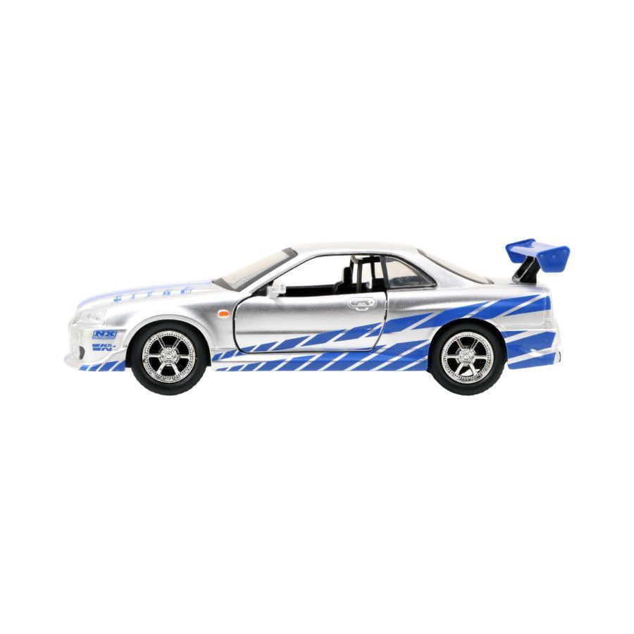 Fast And Furious - 2002 Nissan Skyline GTR R34 Silver Hollywood Ride (Model Car)