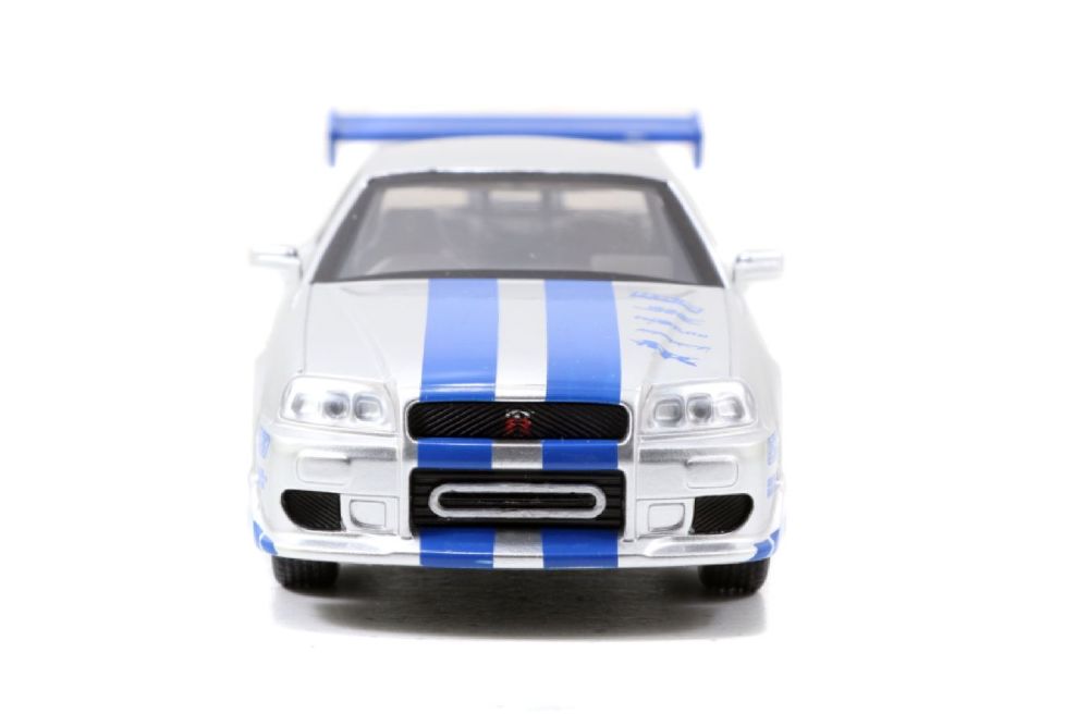Fast And Furious - 2002 Nissan Skyline GTR R34 Silver Hollywood Ride (Model Car)