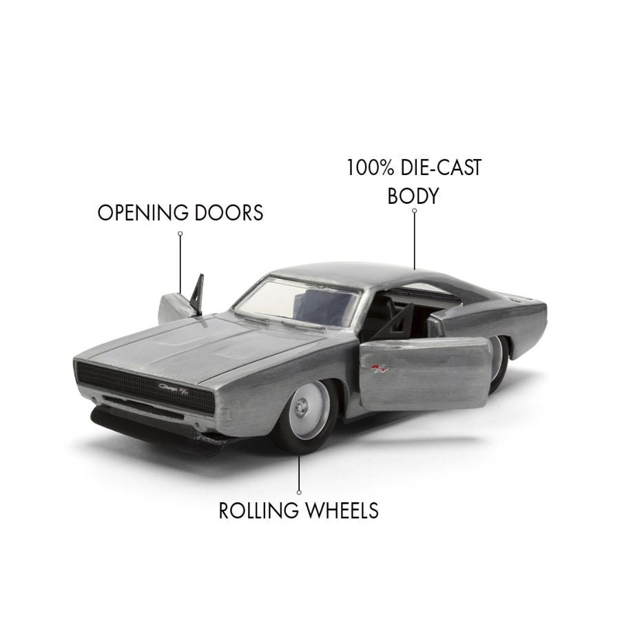 Fast And Furious - Dom's Dodge Charger Bare Metal 1:32 Scale Diecast (Model Car)