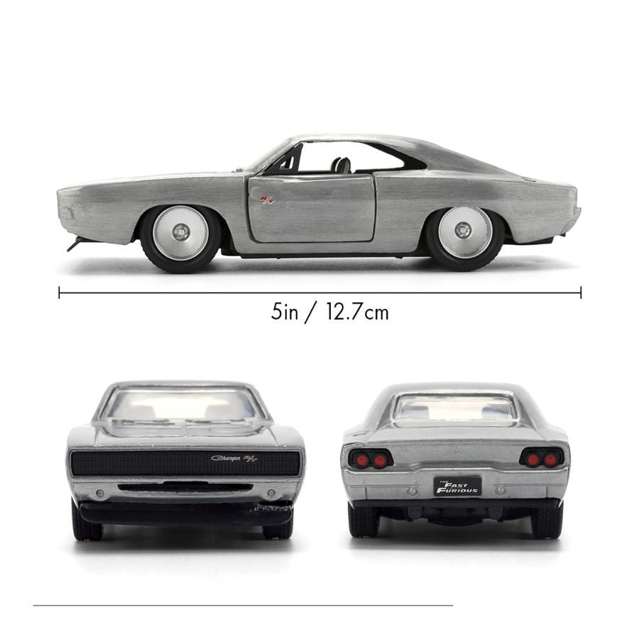 Fast And Furious - Dom's Dodge Charger Bare Metal 1:32 Scale Diecast (Model Car)