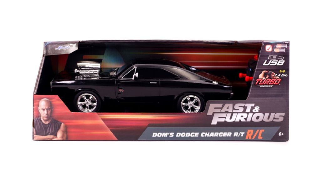 Fast And Furious - Dom's 1970 Dodge Charger R/T 1:16 Scale Remote Control (Model Car)