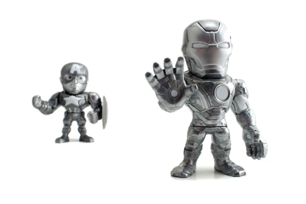 Captain America 3: Civil War - Iron Man & Captain America US Exclusive 4″ Bare Metal 2 Pk
