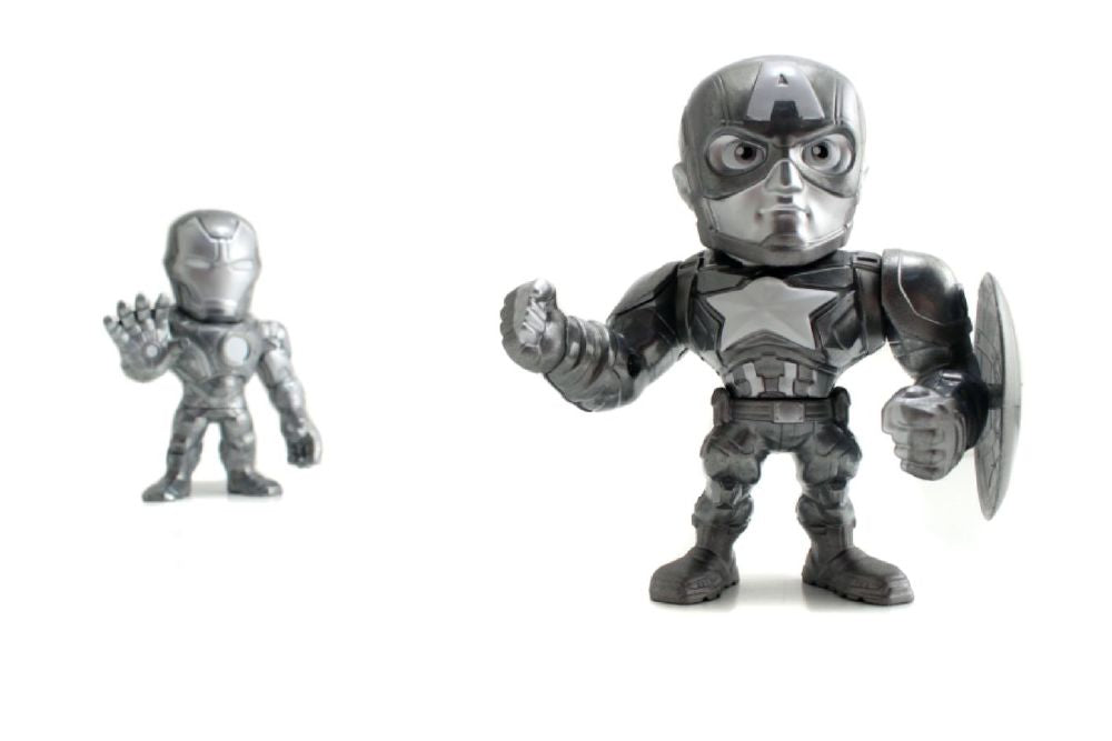 Captain America 3: Civil War - Iron Man & Captain America US Exclusive 4″ Bare Metal 2 Pk