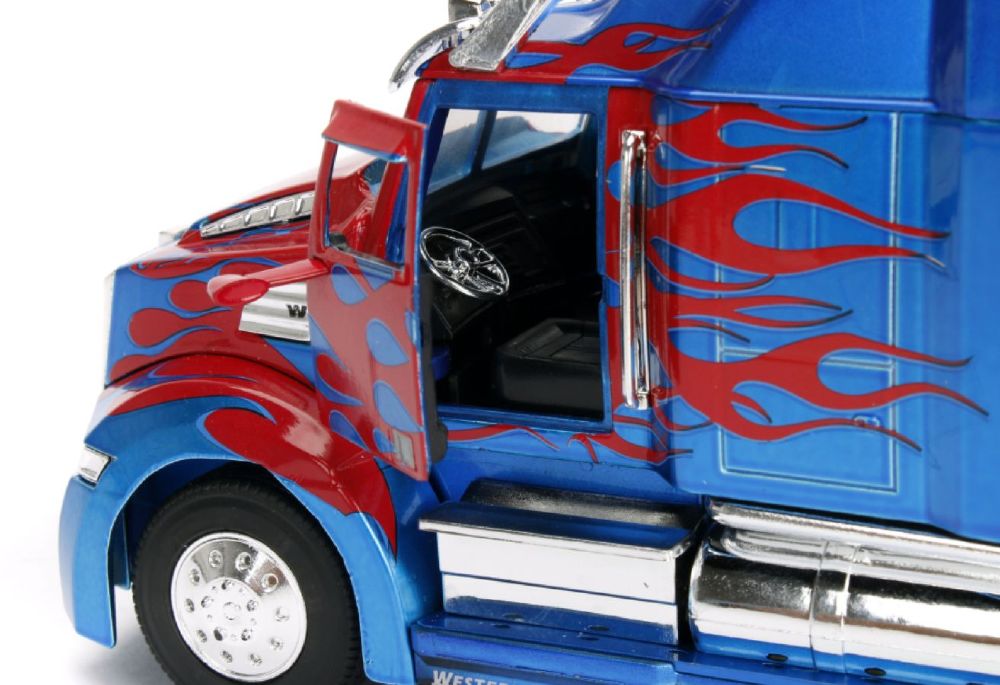 Transformers 5: The Last Knight - Optimus Prime Western Star 1:24 Hollywood Ride