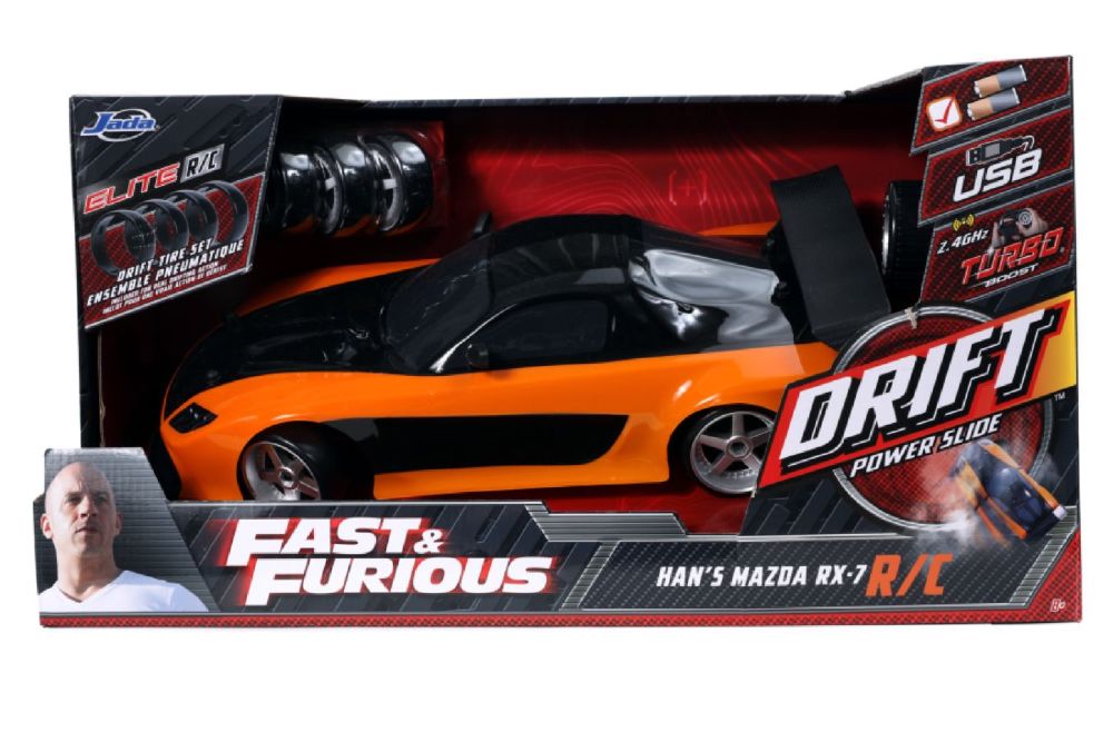 Fast And Furious - Han's 1993 Mazda RX-7 Veilside 1:10 Scale Remote Control (Model Car)