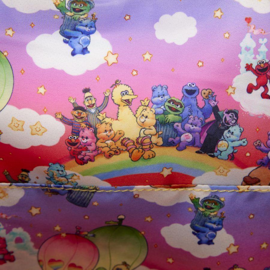 Care Bears - Care Bears x Sesame Street Denim Mini Backpack With Coin Bag (Loungefly Backpack)