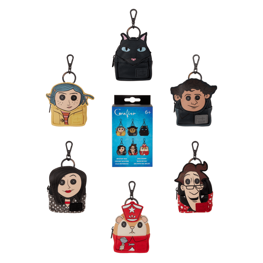 Coraline - Mystery Loungefly Backpack Keychain Charm Assortment (Display of 15)