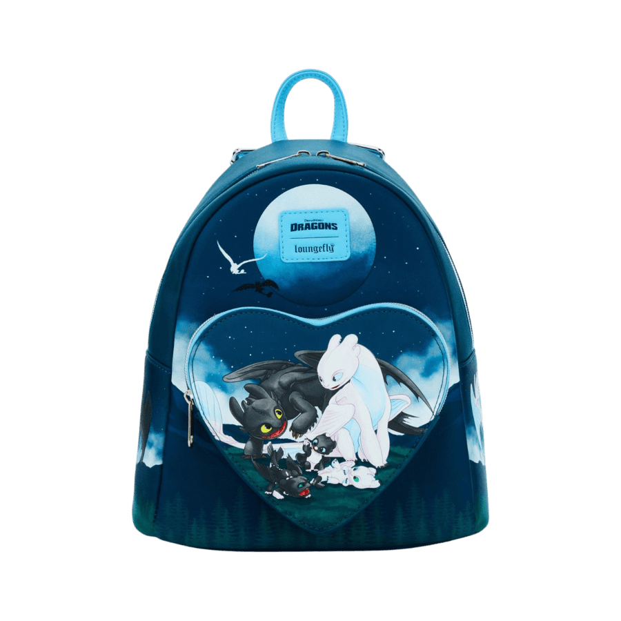 How To Train Your Dragon 3: The Hidden World - Toothless And Light Fury Mini (Loungefly Backpack)