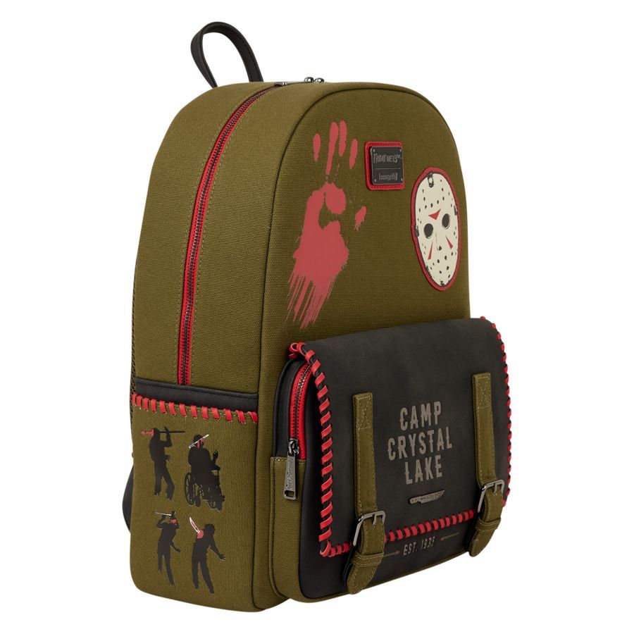 Friday The 13th - Camp Crystal Lake Glow Full-Size (Loungefly Backpack)