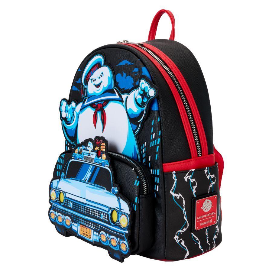 Ghostbusters- Stay Puff Chasing Loungefly Backpack