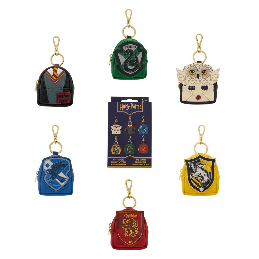 Harry Potter - Cosplay Mystery Loungefly Backpack Bag Charms (Display of 15)