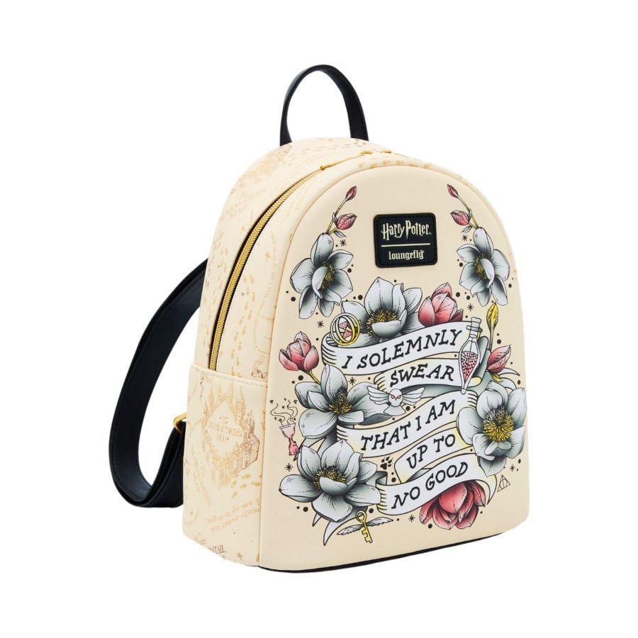 Harry Potter - Marauder’s Map Floral Mini (Loungefly Backpack)