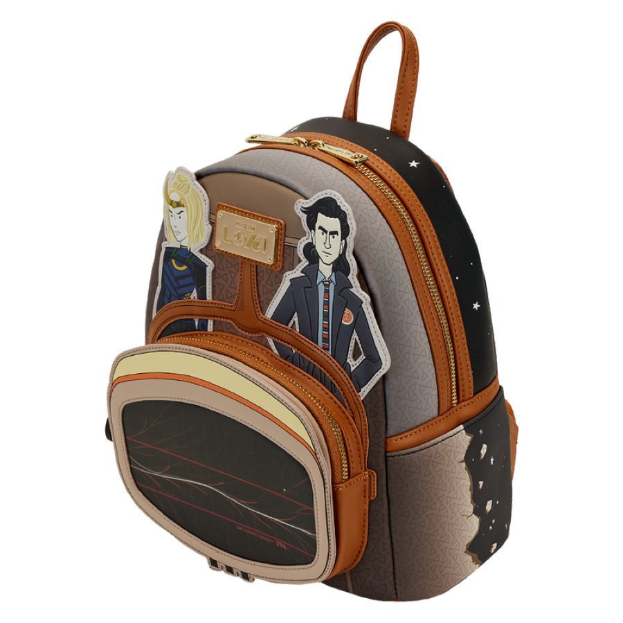 Loki TV - TVA Lenticular Multiverse Mini (Loungefly Backpack)