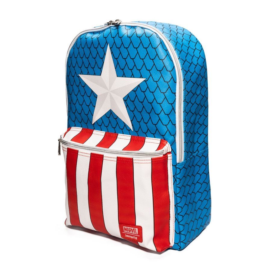 Captain America - Costume Mini Backpack With Pin (Backpack)