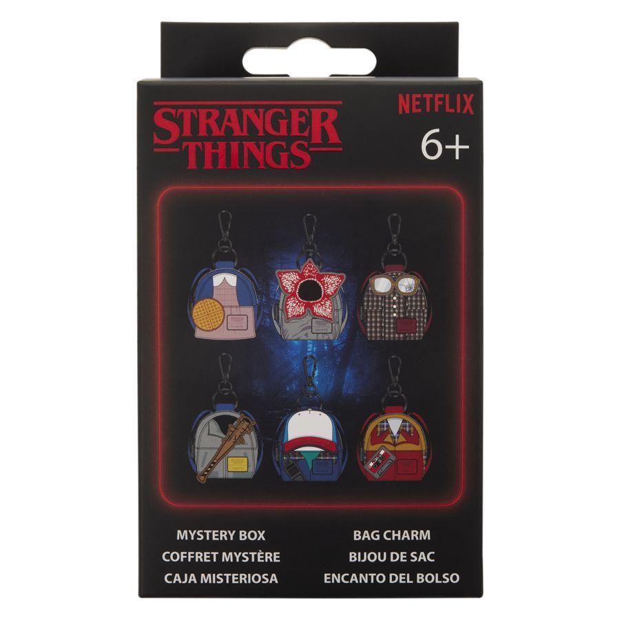 Stranger Things - 10th Anniversary Mystery Mini Backpack Keychain Charms Display Of 15 (Loungefly Bag Charm)