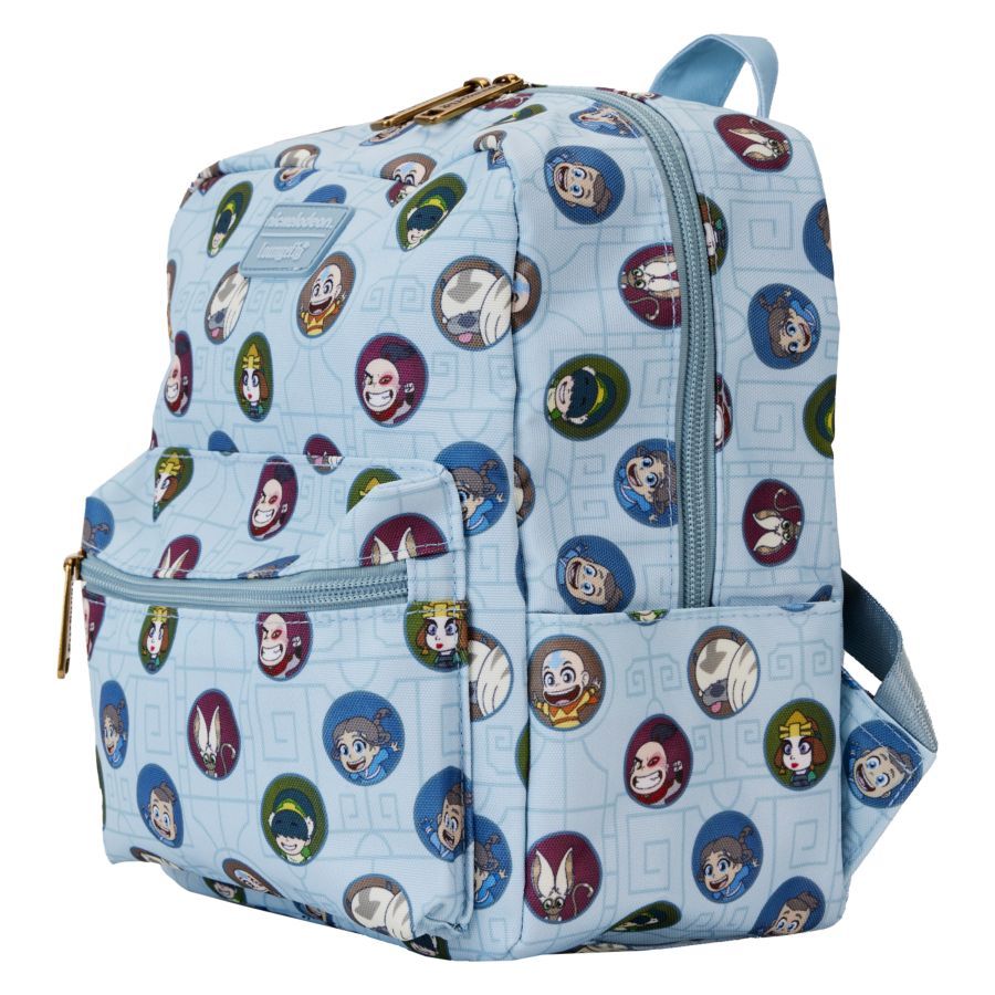 Avatar The Last Airbender - All-Over-Print Square Nylon Mini (Loungefly Backpack)