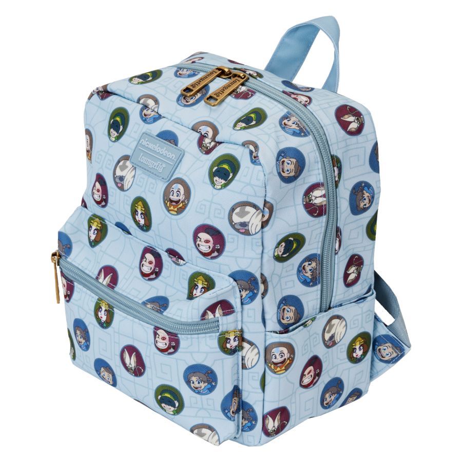 Avatar The Last Airbender - All-Over-Print Square Nylon Mini (Loungefly Backpack)