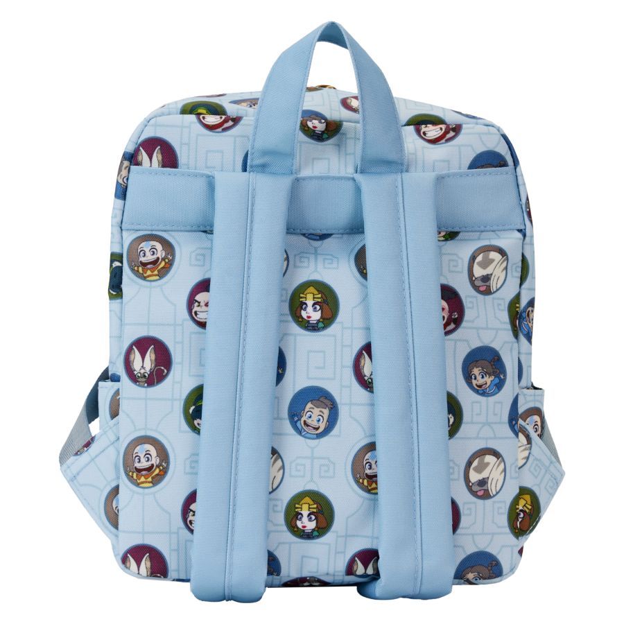 Avatar The Last Airbender - All-Over-Print Square Nylon Mini (Loungefly Backpack)