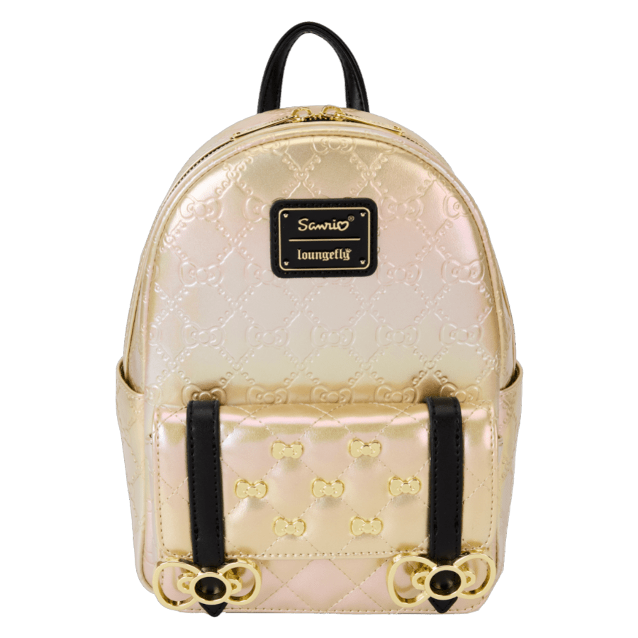 Hello Kitty - 50th Anniversary Metallic Gold Loungefly Backpack