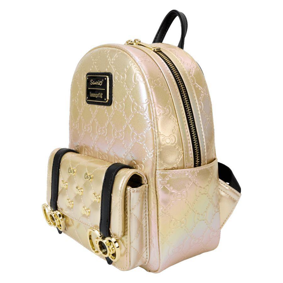 Hello Kitty - 50th Anniversary Metallic Gold Loungefly Backpack