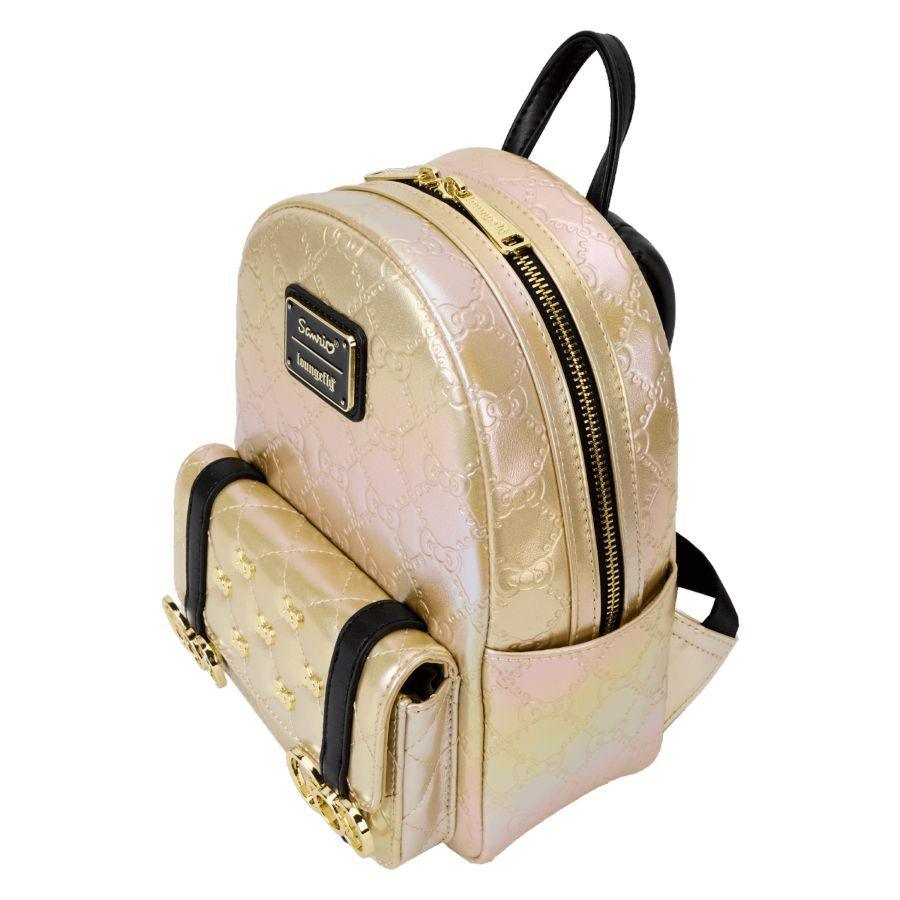 Hello Kitty - 50th Anniversary Metallic Gold Loungefly Backpack