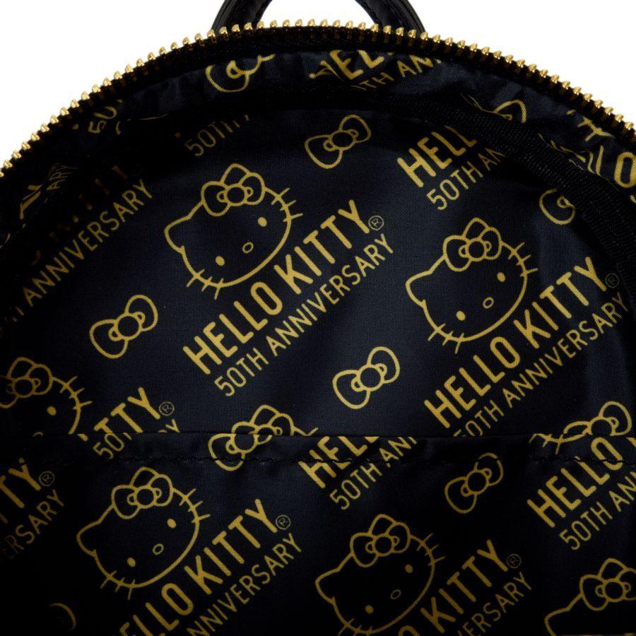 Hello Kitty - 50th Anniversary Metallic Gold Loungefly Backpack