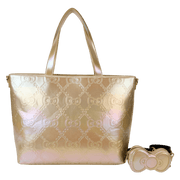 Hello Kitty - 50th Anniversary Metallic Gold Tote Bag
