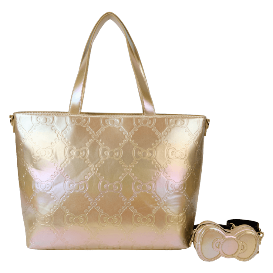 Hello Kitty - 50th Anniversary Metallic Gold Tote Bag