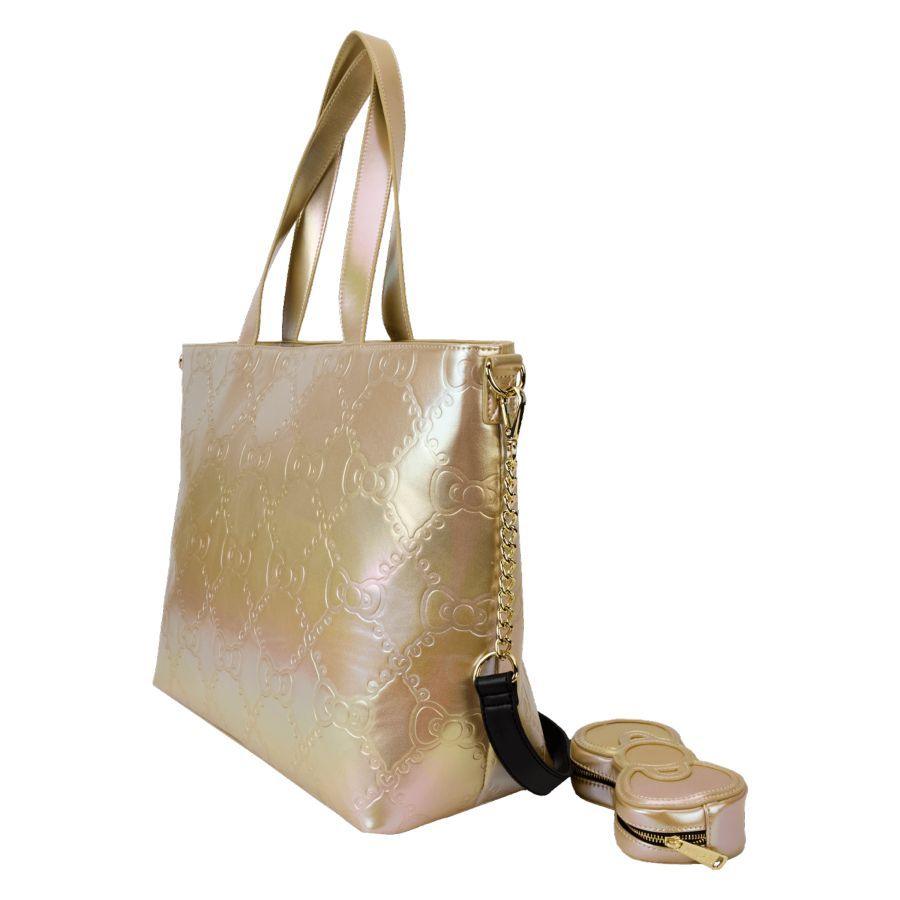 Hello Kitty - 50th Anniversary Metallic Gold Tote Bag