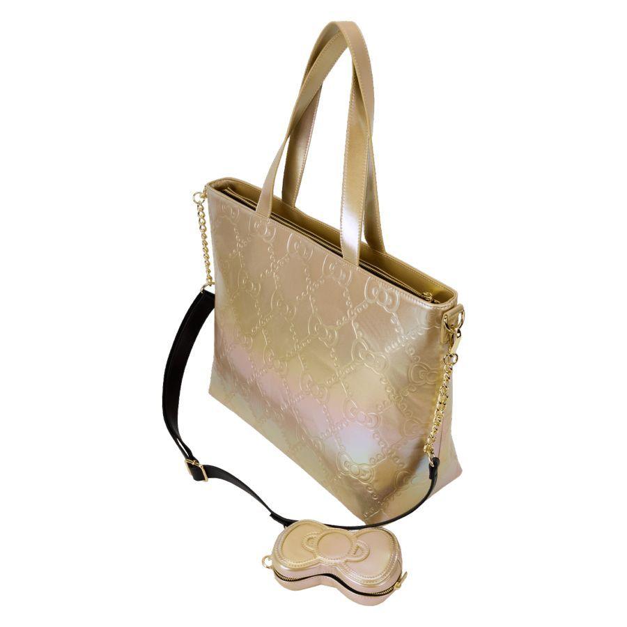 Hello Kitty - 50th Anniversary Metallic Gold Tote Bag