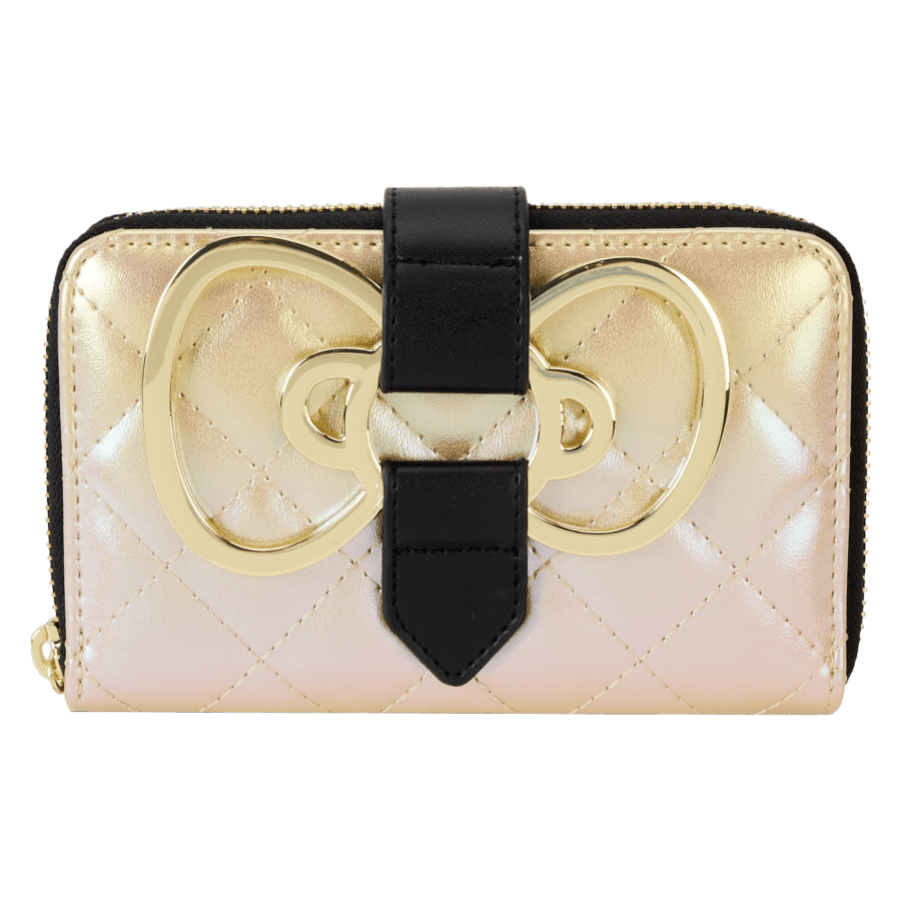 Hello Kitty - 50th Anniversary Metallic Gold Zip Around Wallet