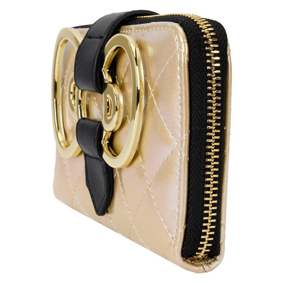 Hello Kitty - 50th Anniversary Metallic Gold Zip Around Wallet