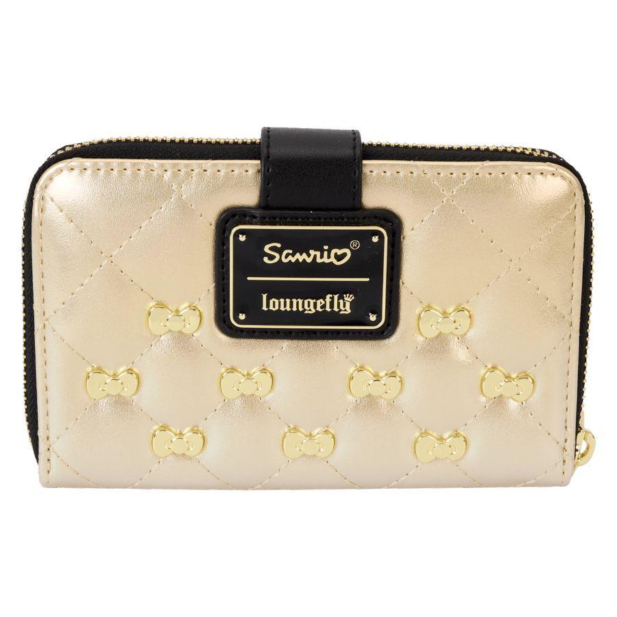 Hello Kitty - 50th Anniversary Metallic Gold Zip Around Wallet