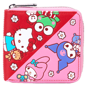 Hello Kitty - Hello Kitty & Friends Color Block Zip Wallet