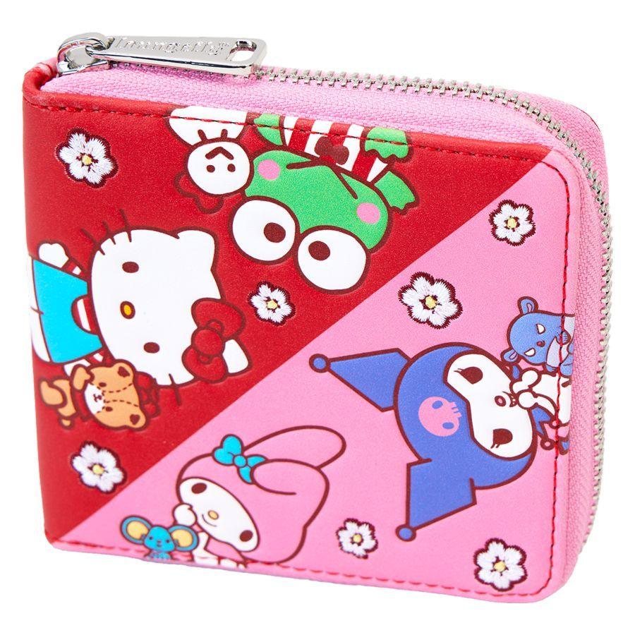 Hello Kitty - Hello Kitty & Friends Color Block Zip Wallet