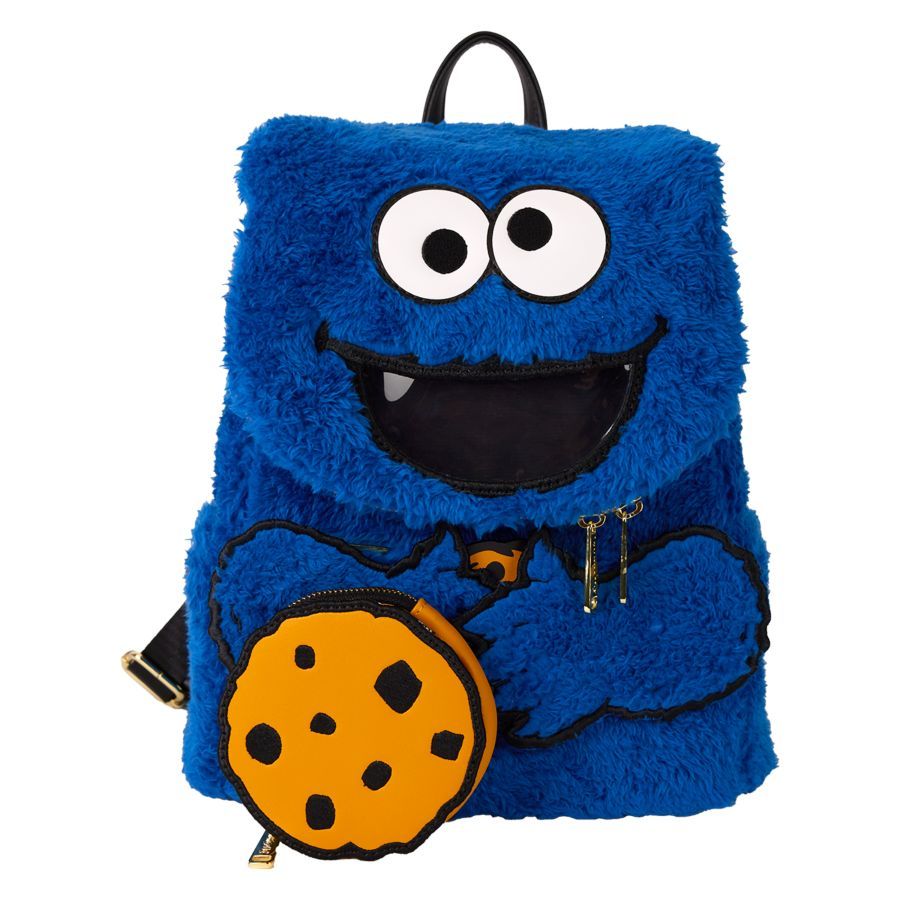 Sesame Street - Cookie Monster Plush Mini (Loungefly Backpack)