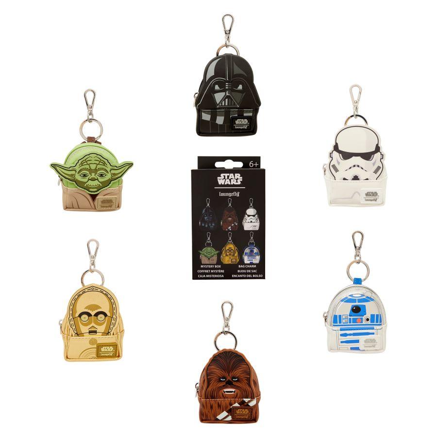 Star Wars - Mystery Loungefly Backpack Bag Charms Assortment (Display of 15)
