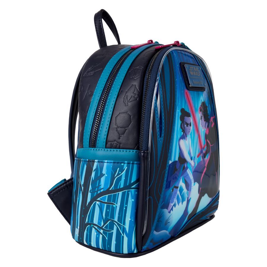 Star Wars: The Force Awakens - Rey And Kylo Ren Light Up Mini (Loungefly Backpack)