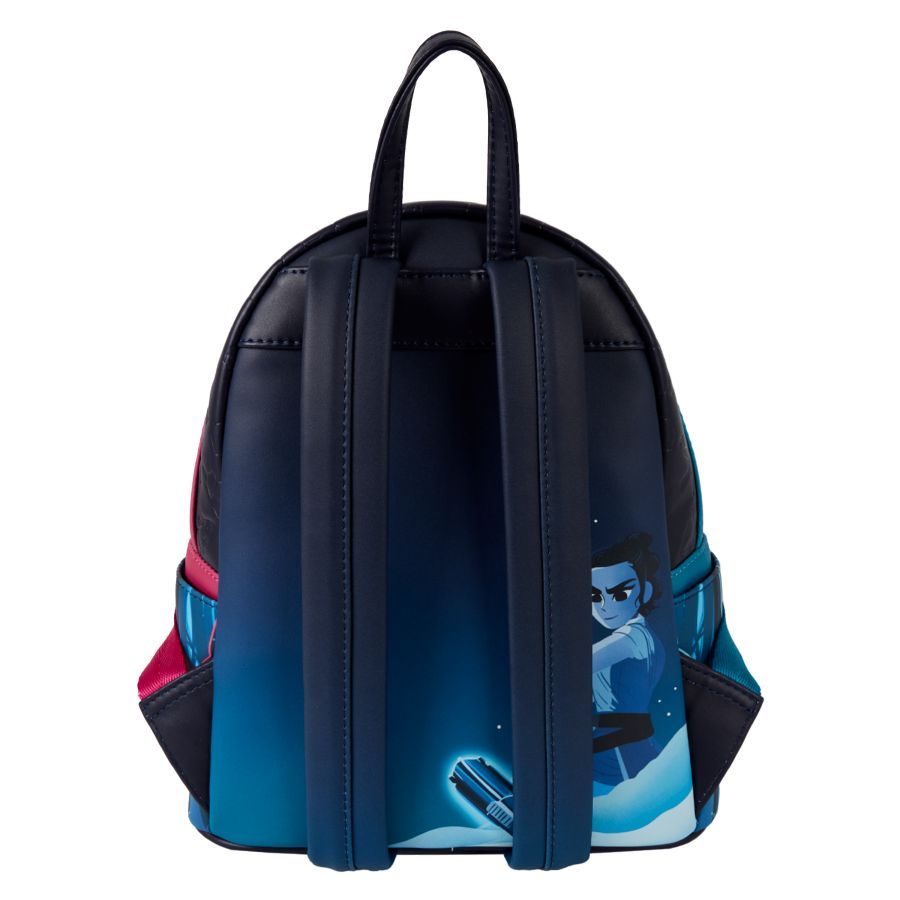 Star Wars: The Force Awakens - Rey And Kylo Ren Light Up Mini (Loungefly Backpack)