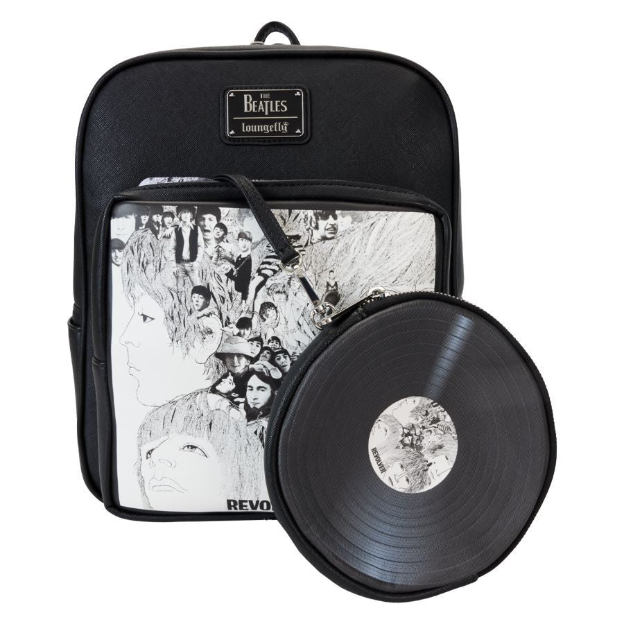 The Beatles - Revolver Album With Record Pouch Mini (Loungefly Backpack)