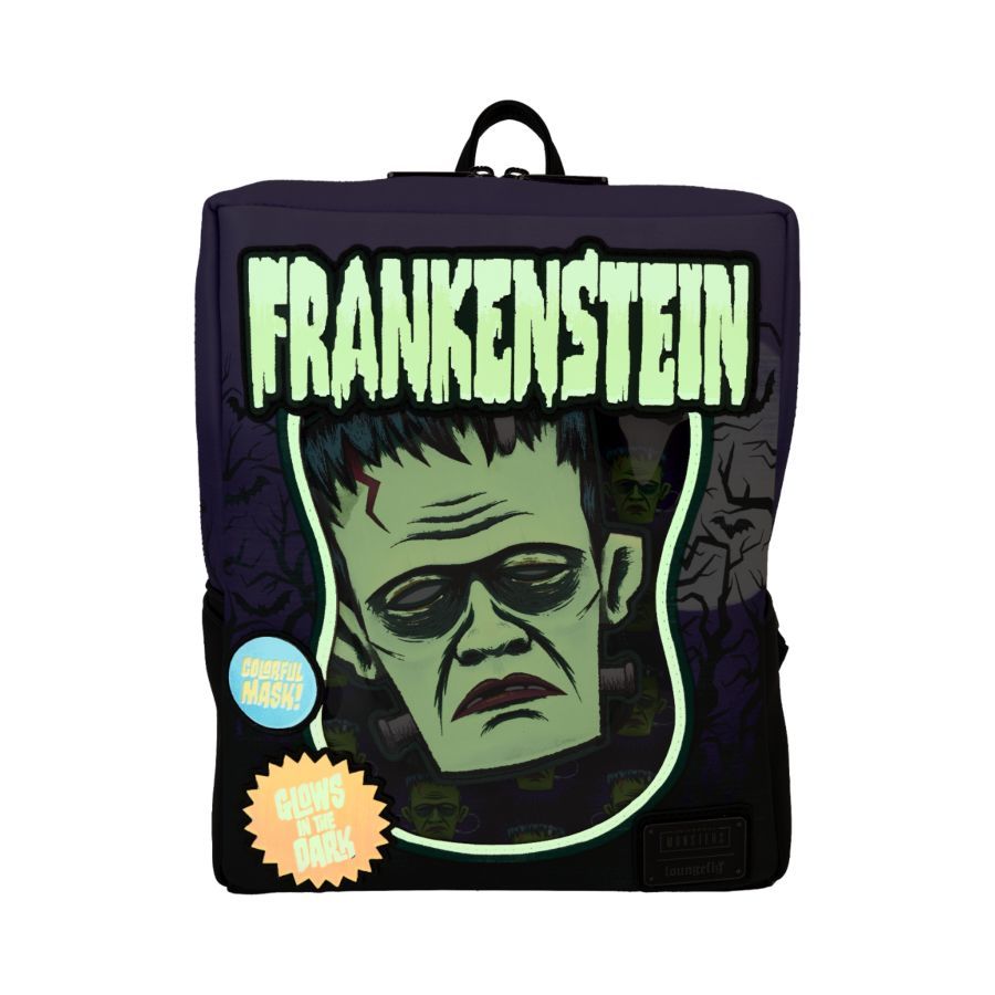 Universal Monsters - Frankenstein Neon Mask Mini (Loungefly Backpack)