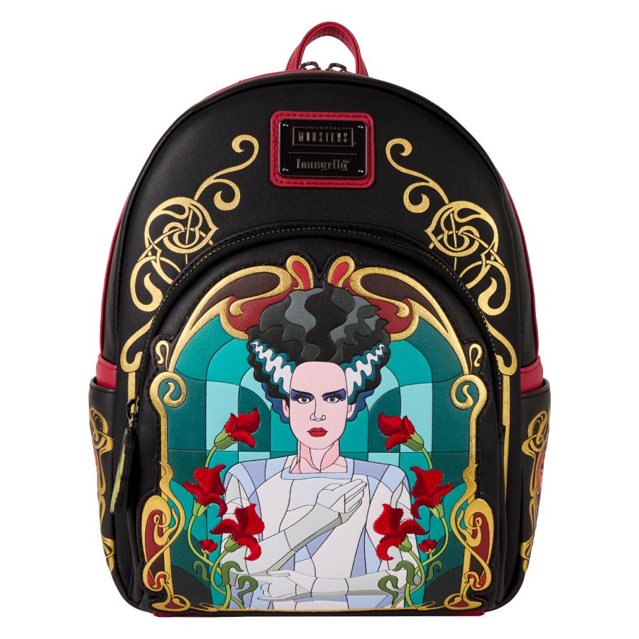 Universal Monsters - The Bride Of Frankenstein Stained Glass Mini (Loungefly Backpack)